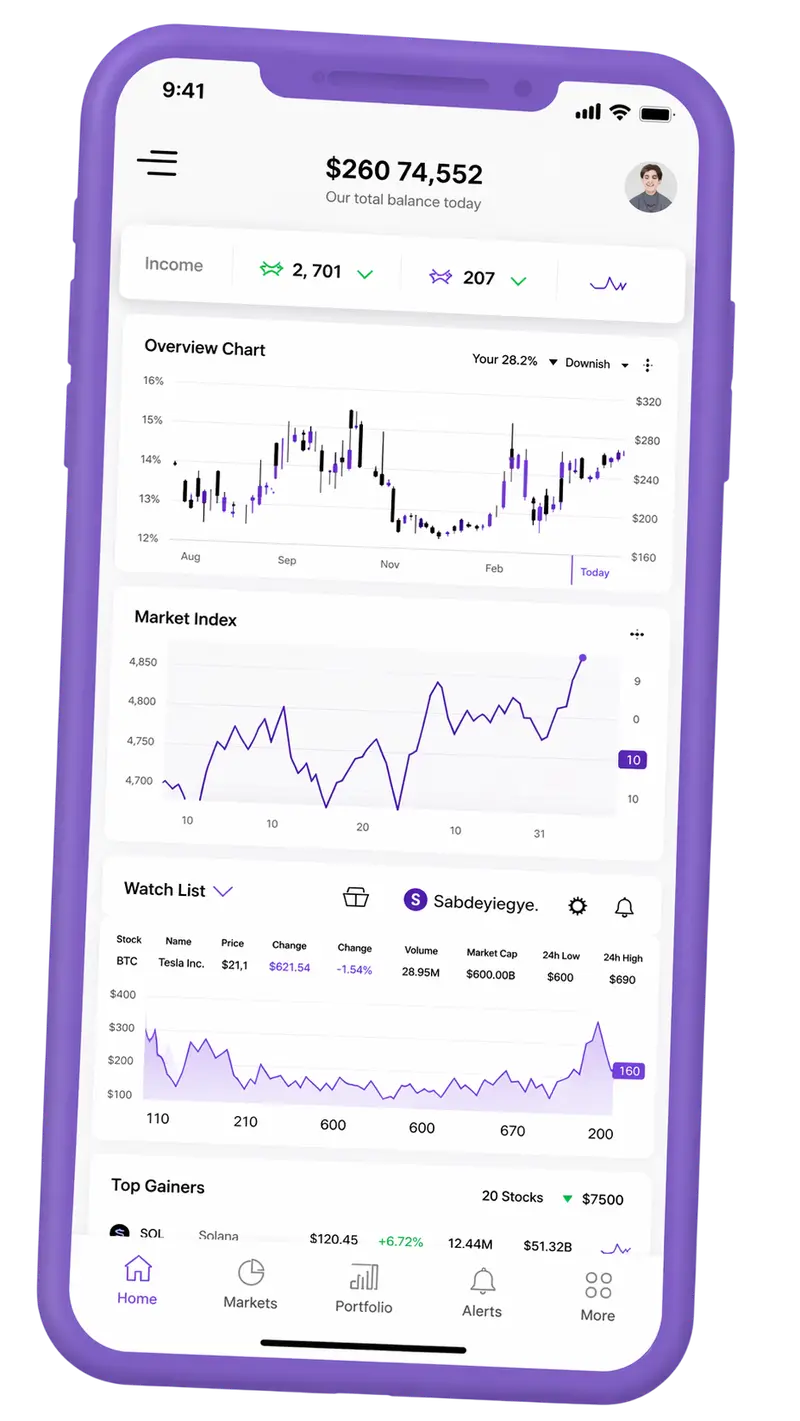 Valorstead trading platform on mobile